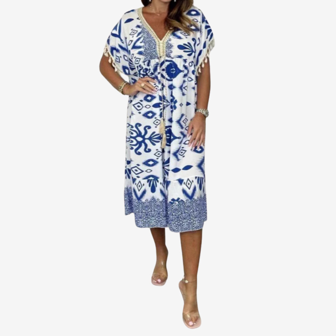 Solina™ Bohemian Printed Midi