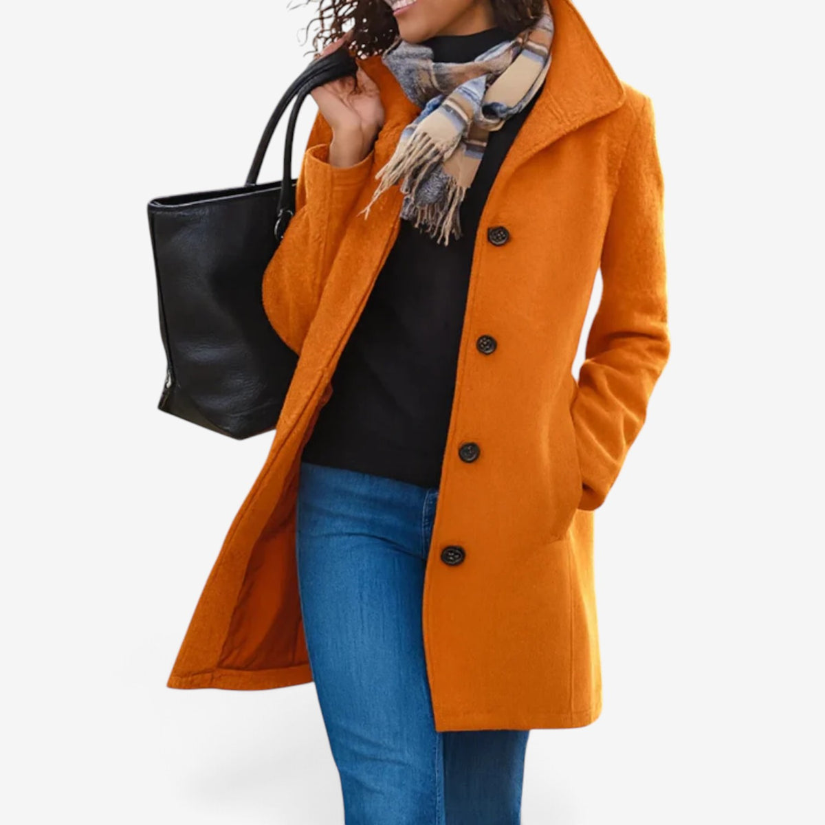 Josselyn™ Camel Wool-Blend Coat