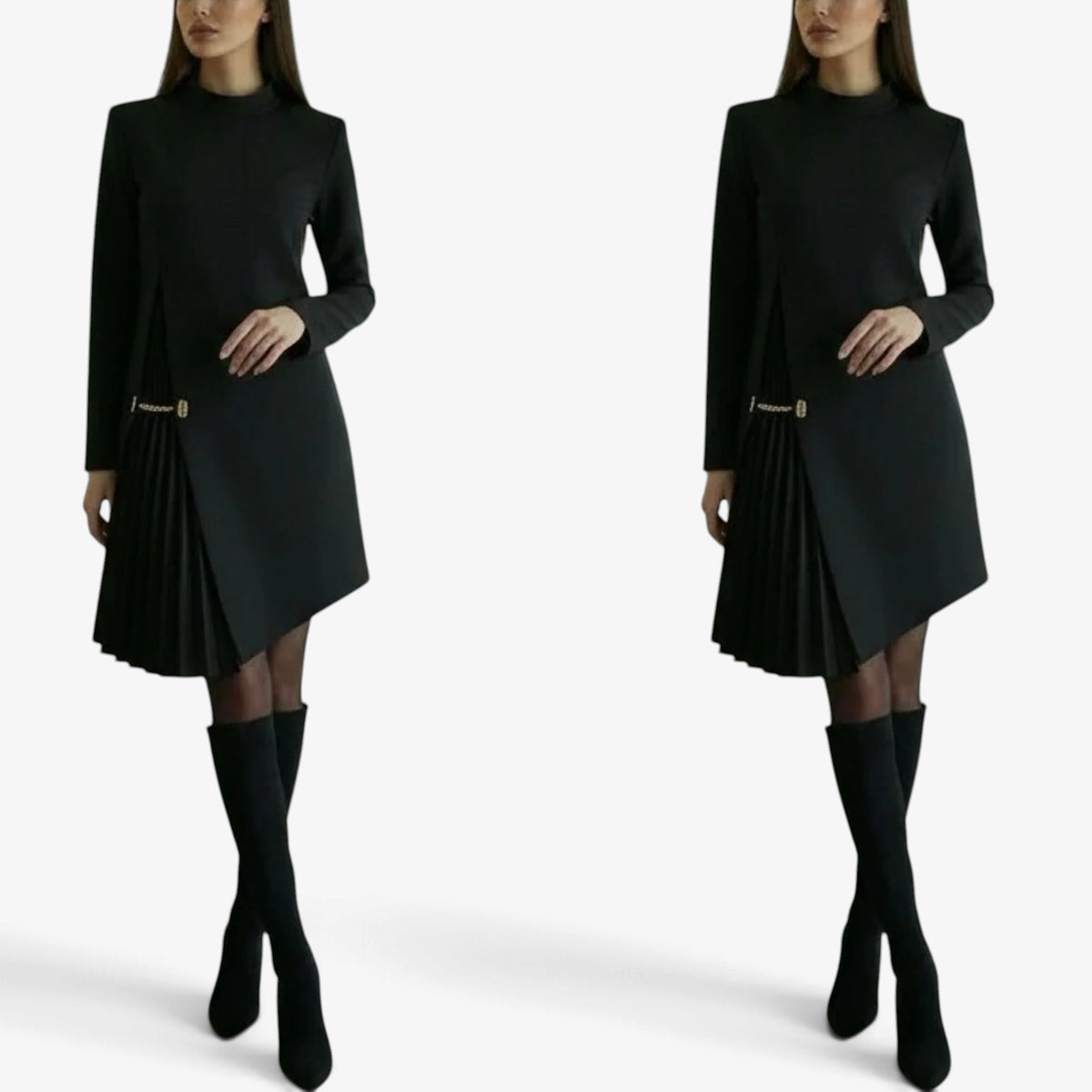 Apolline™ Asymmetric Midi Dress
