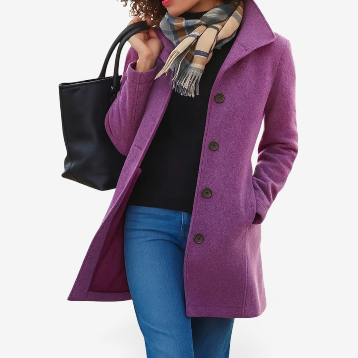 Josselyn™ Camel Wool-Blend Coat