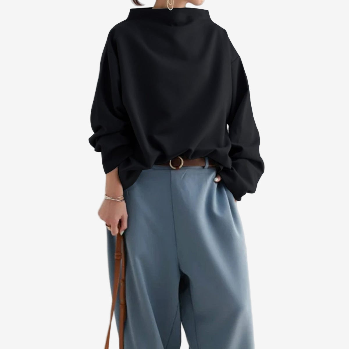 Elly™ Casual Cropped Sweater