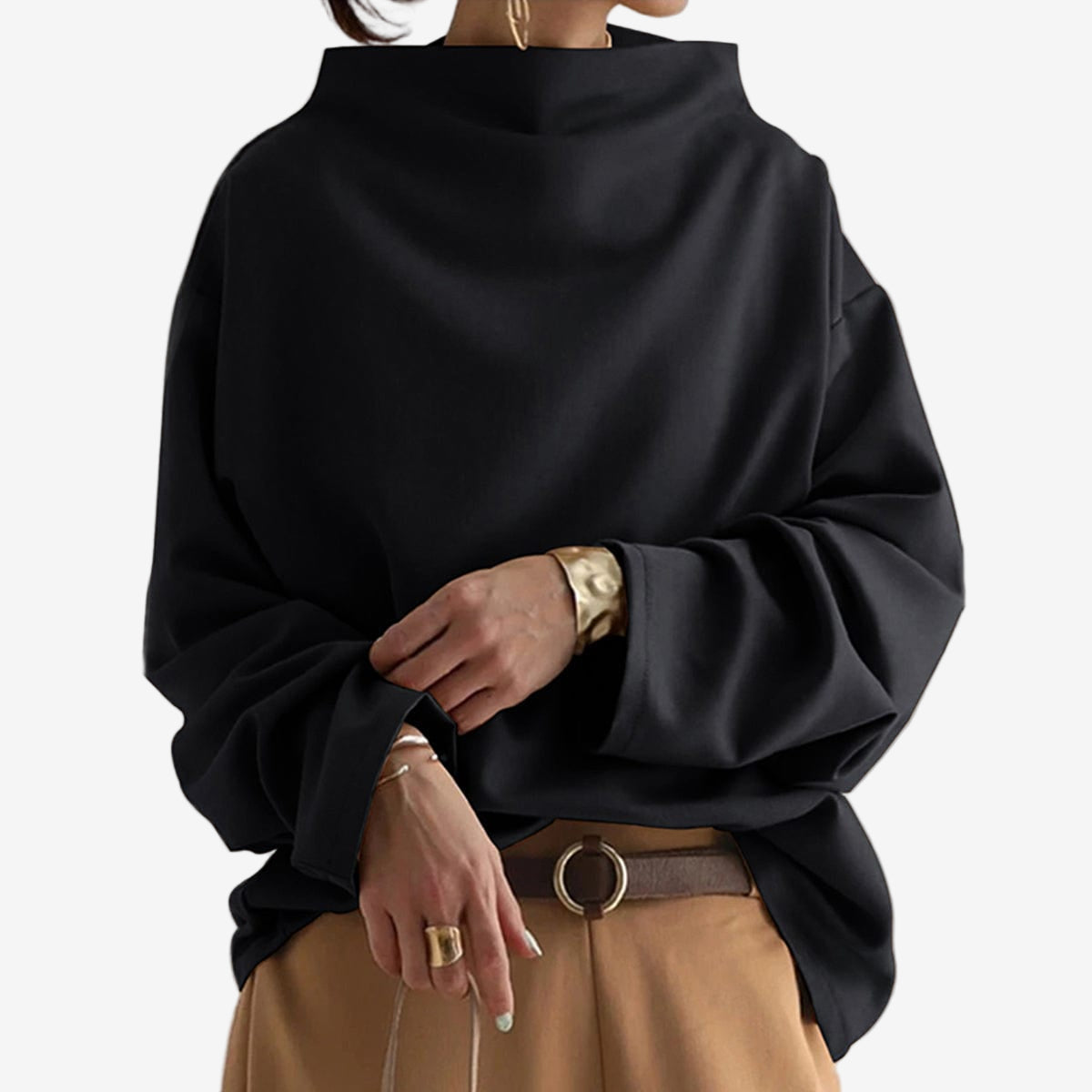 Elly™ Casual Cropped Sweater