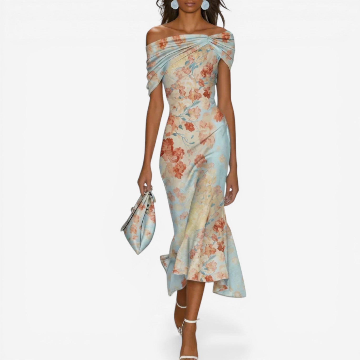 Glaiza™ Floral midi dress