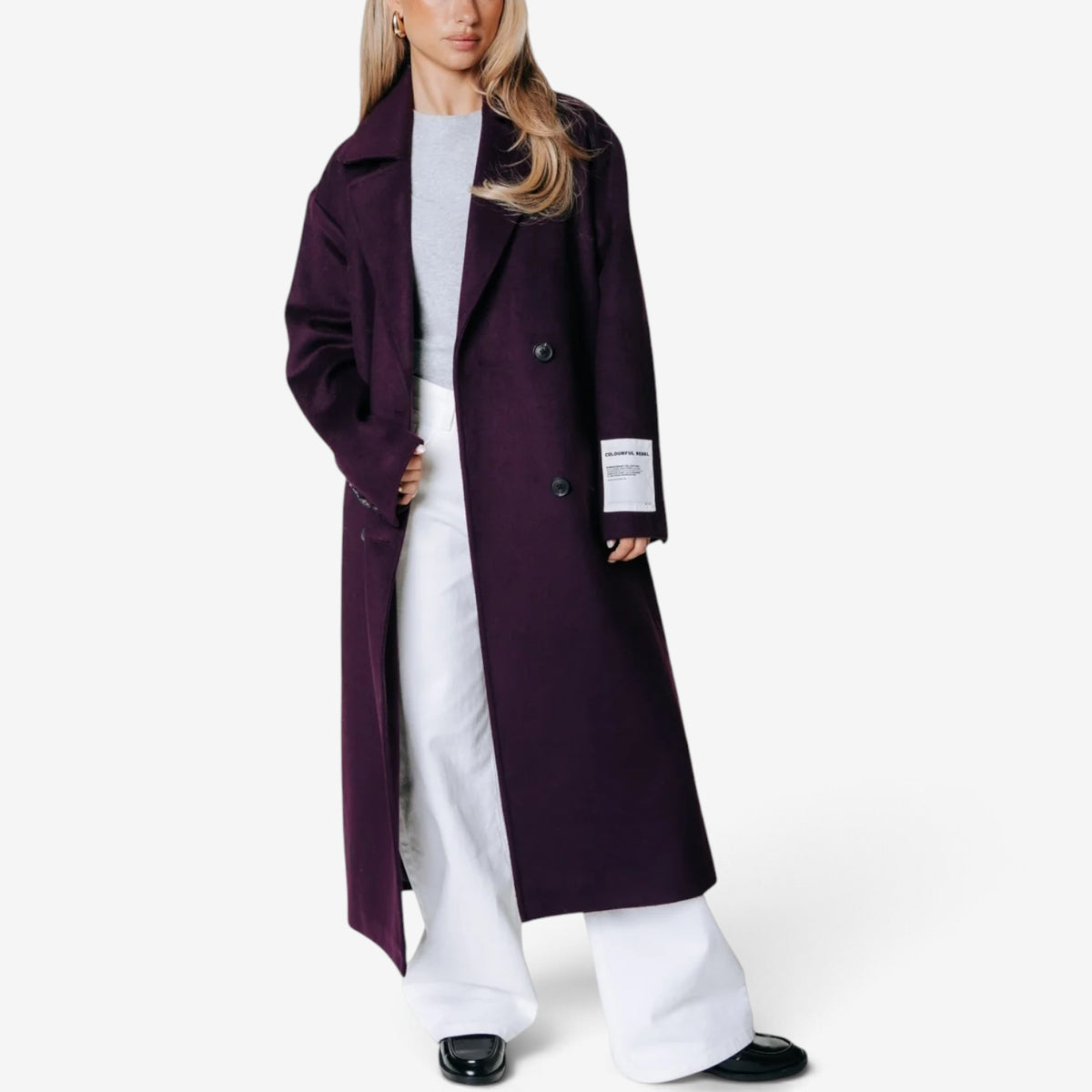 Solene™ Tailored Button-Front Coat