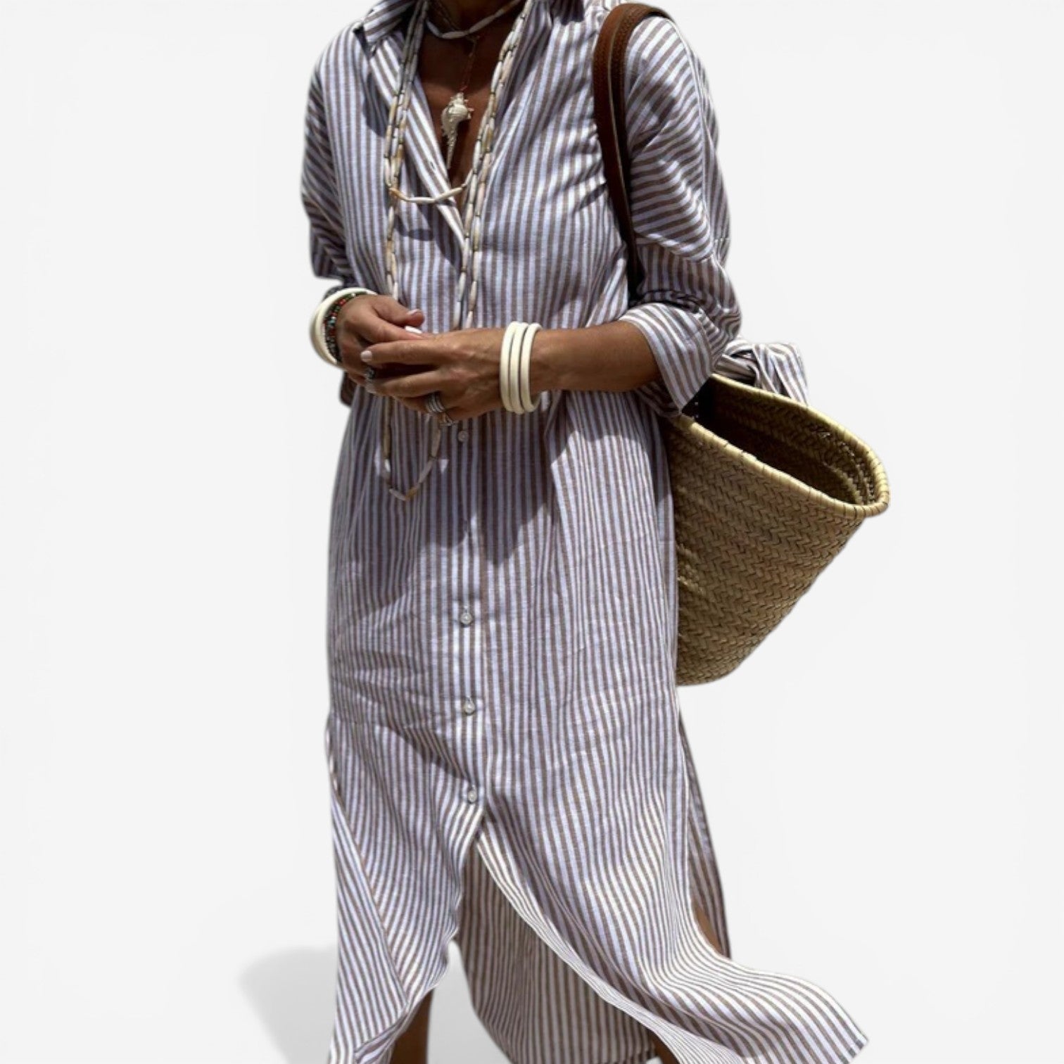 Chiara™ Flowy Dress with Buttons