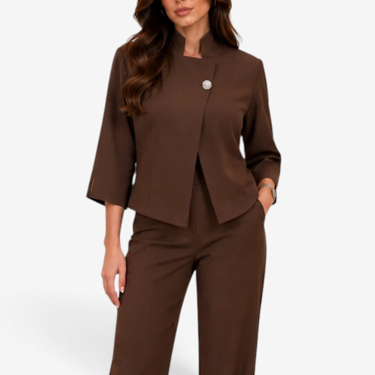 Maristelle™ Minimalist Asymmetric Blazer