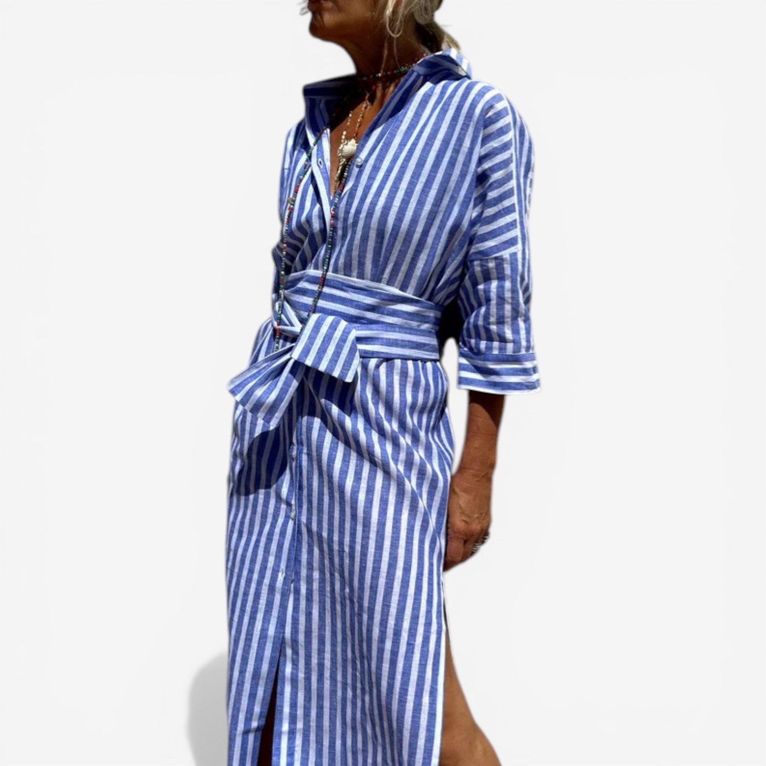 Chiara™ Flowy Dress with Buttons