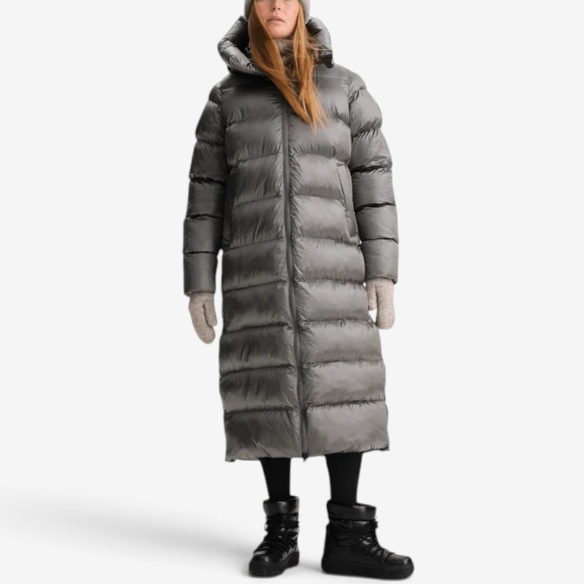 Ingrid™ Longline Hooded Puffer Coat