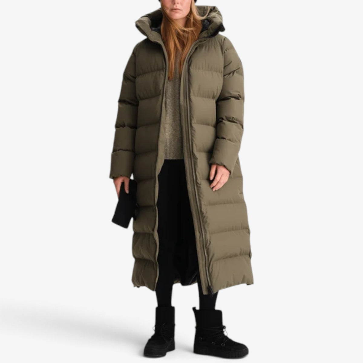 Ingrid™ Longline Hooded Puffer Coat