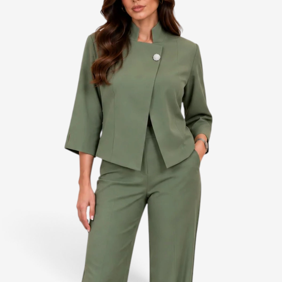 Maristelle™ Minimalist Asymmetric Blazer