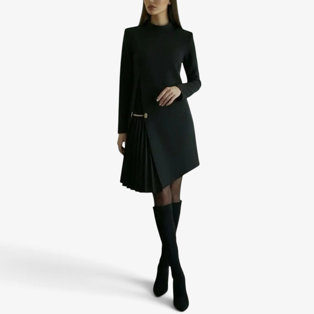 Apolline™ Asymmetric Midi Dress