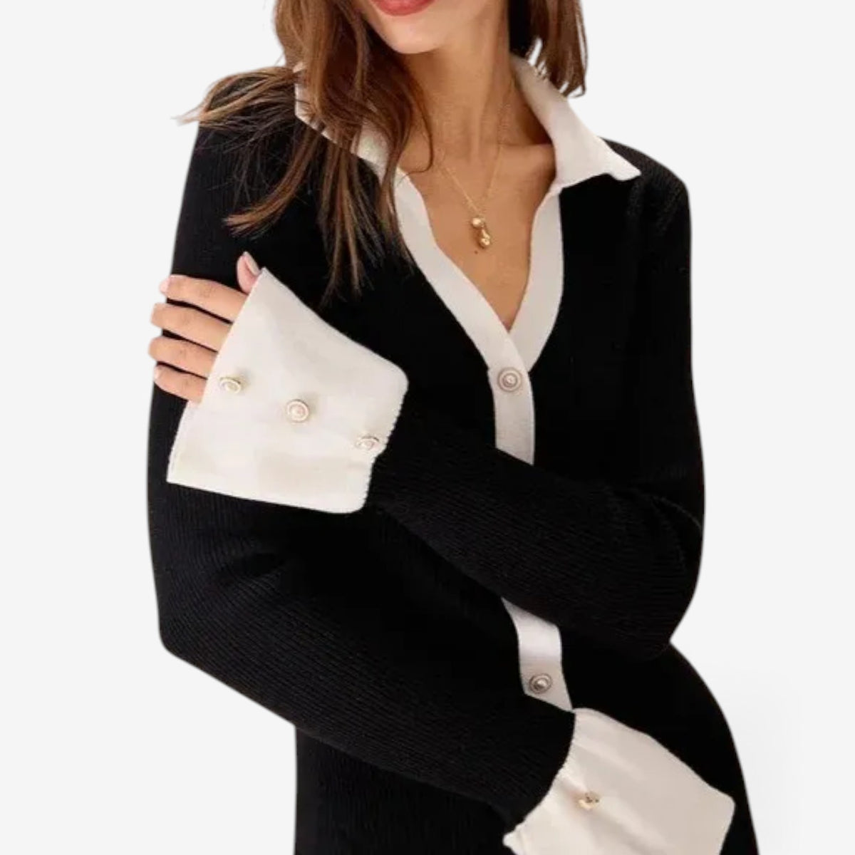 Guilla™ Ribbed knit mini dress
