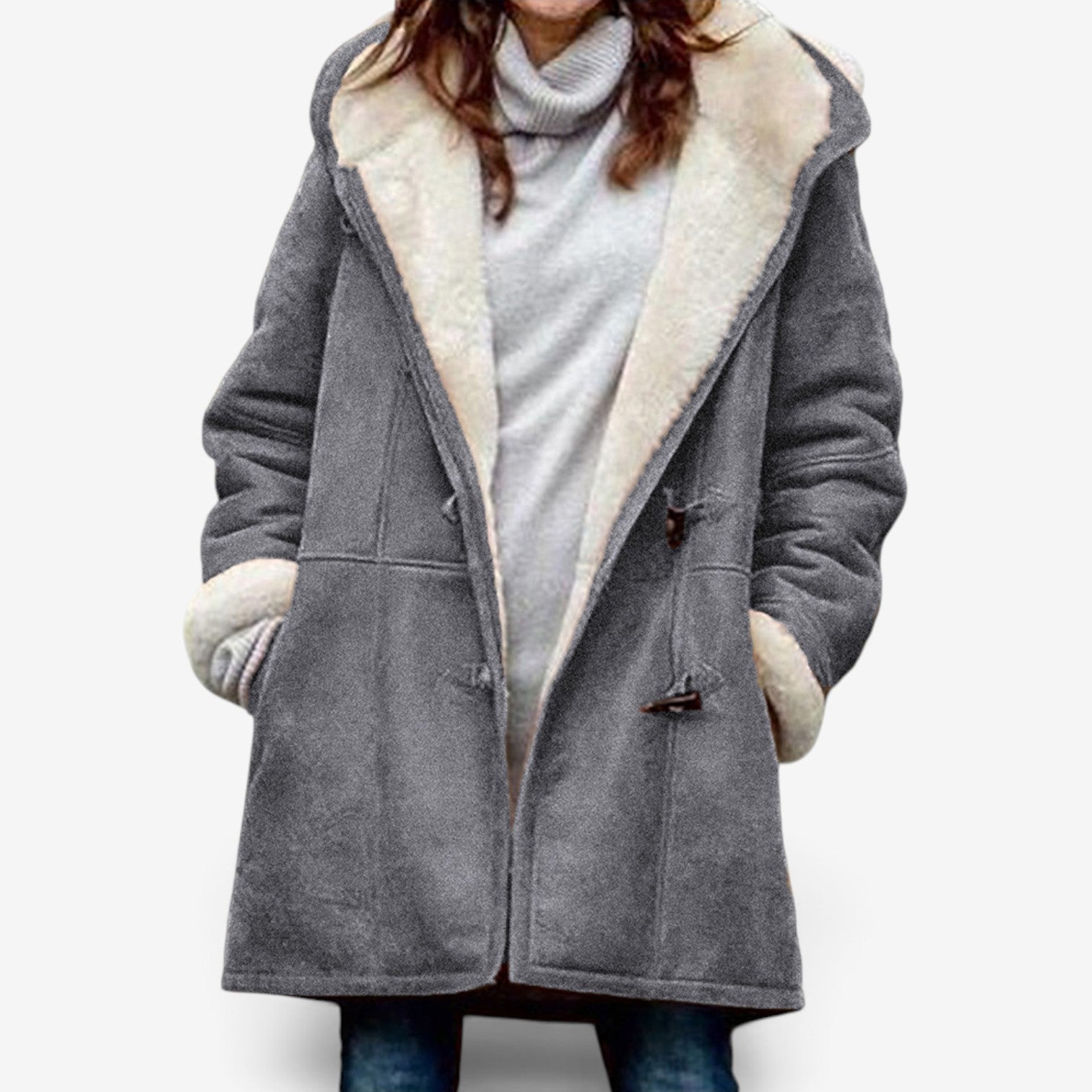 Courey™ Hooded duffle coat