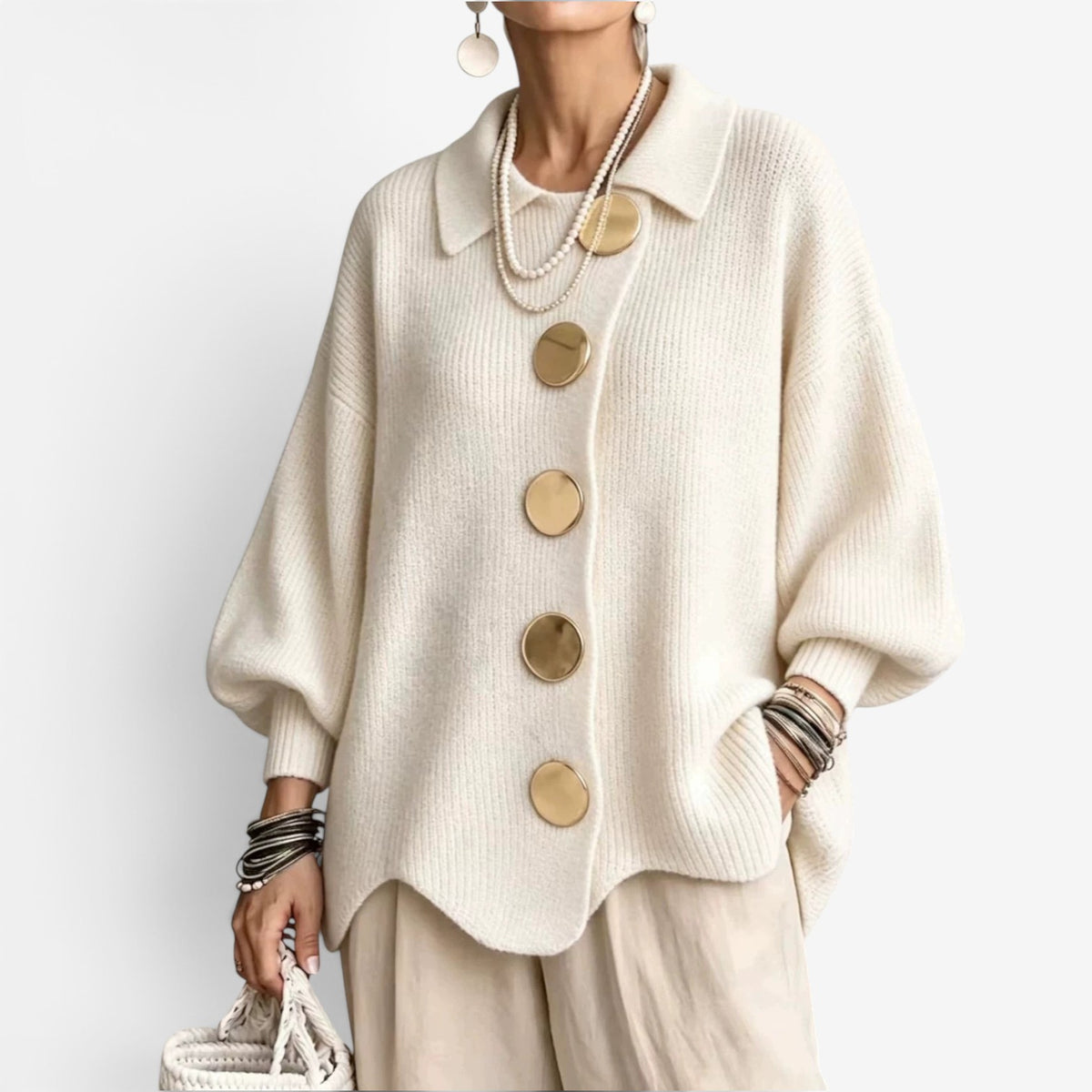 Chona™ Oversized knit cardigan sweater