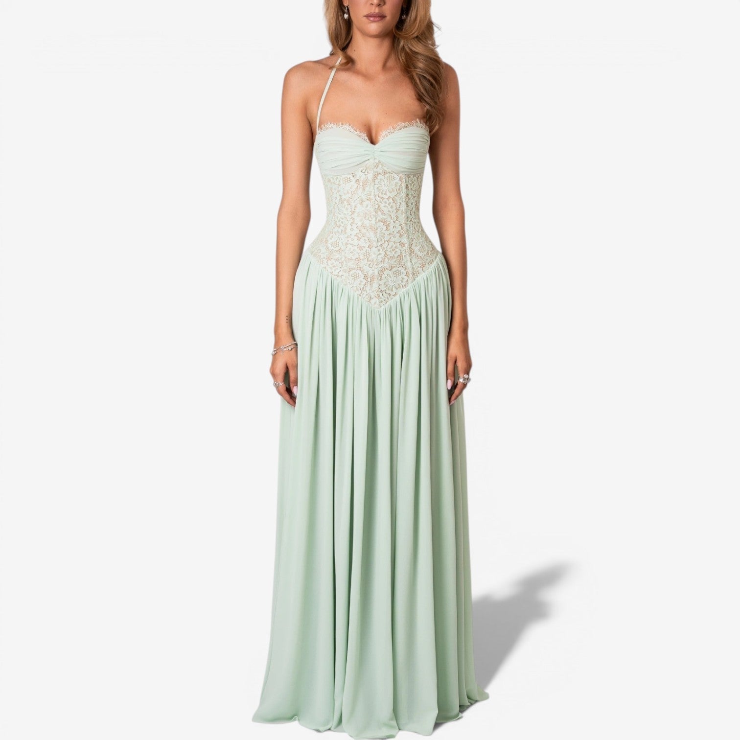 Audriana™ Long chiffon dress