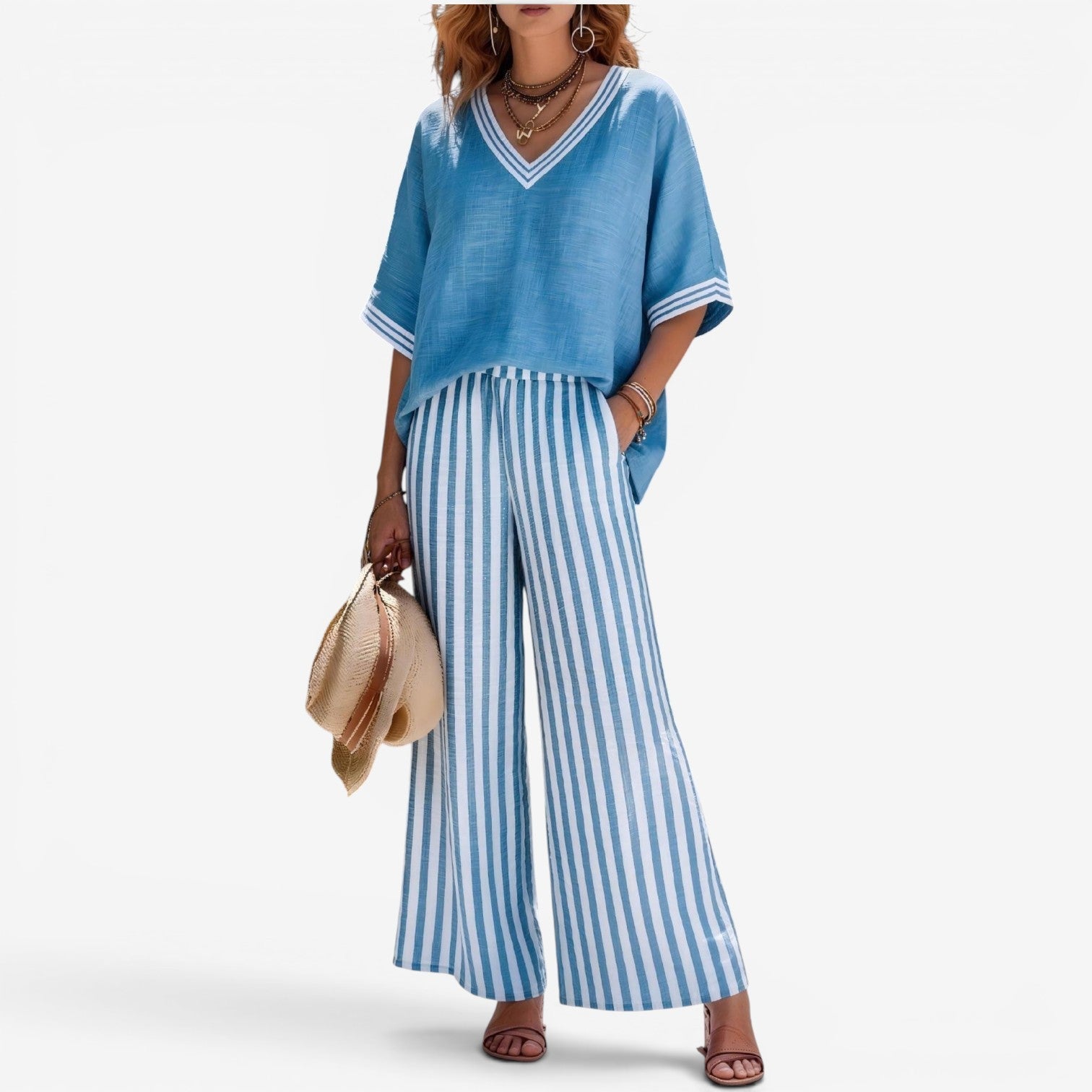 Cephora™ Striped trouser set