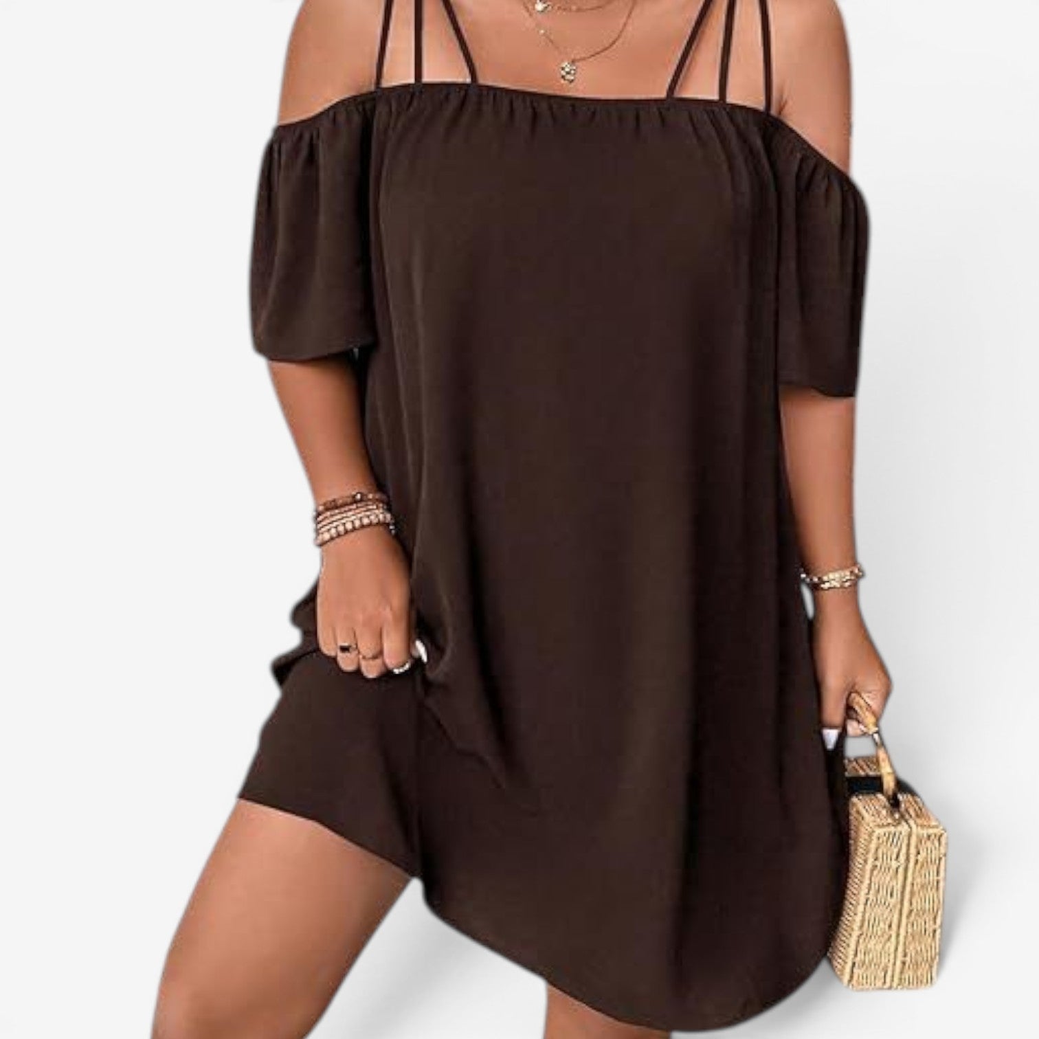Jenina™ Short off-shoulder dress