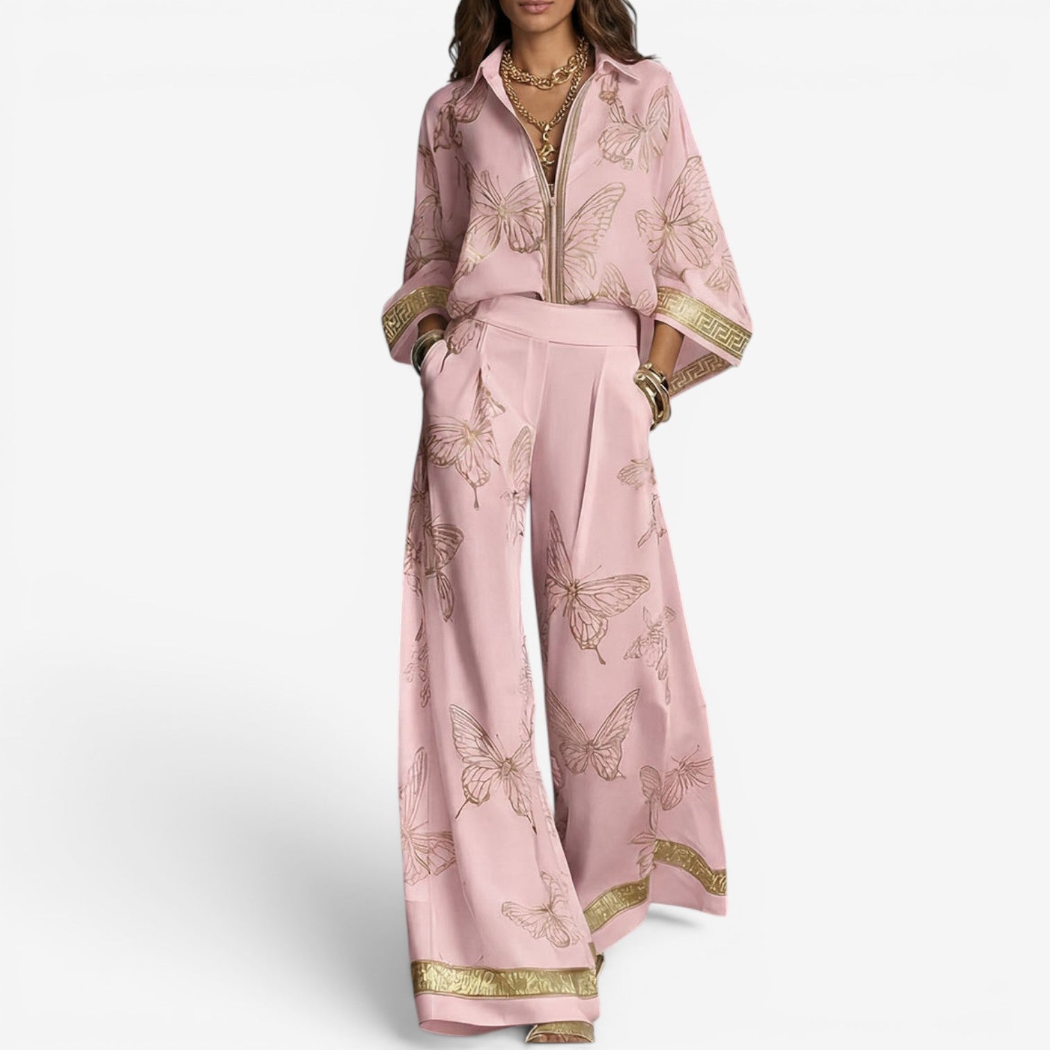 Frea™ Trouser set with print