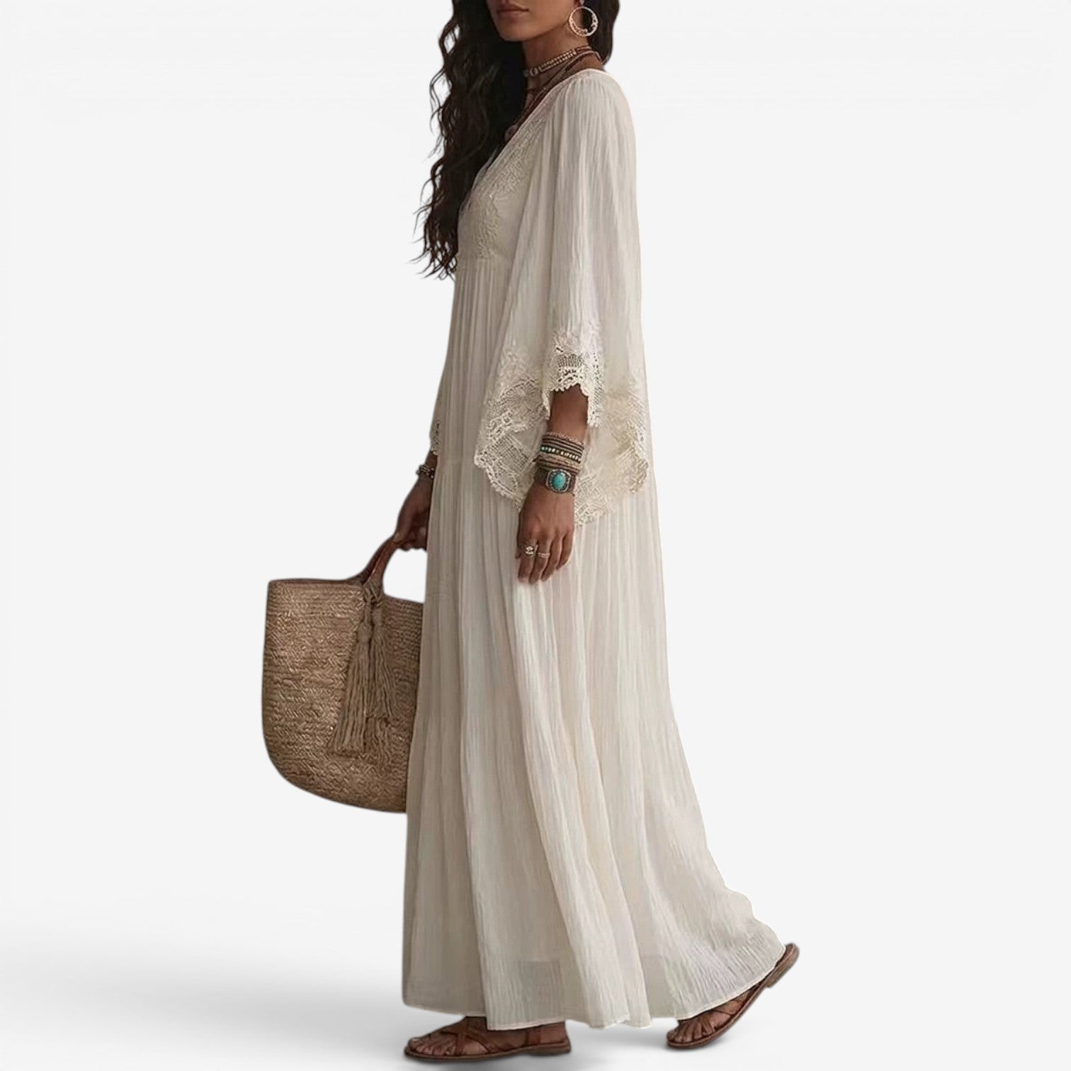 Abby™ Long caftan style dress