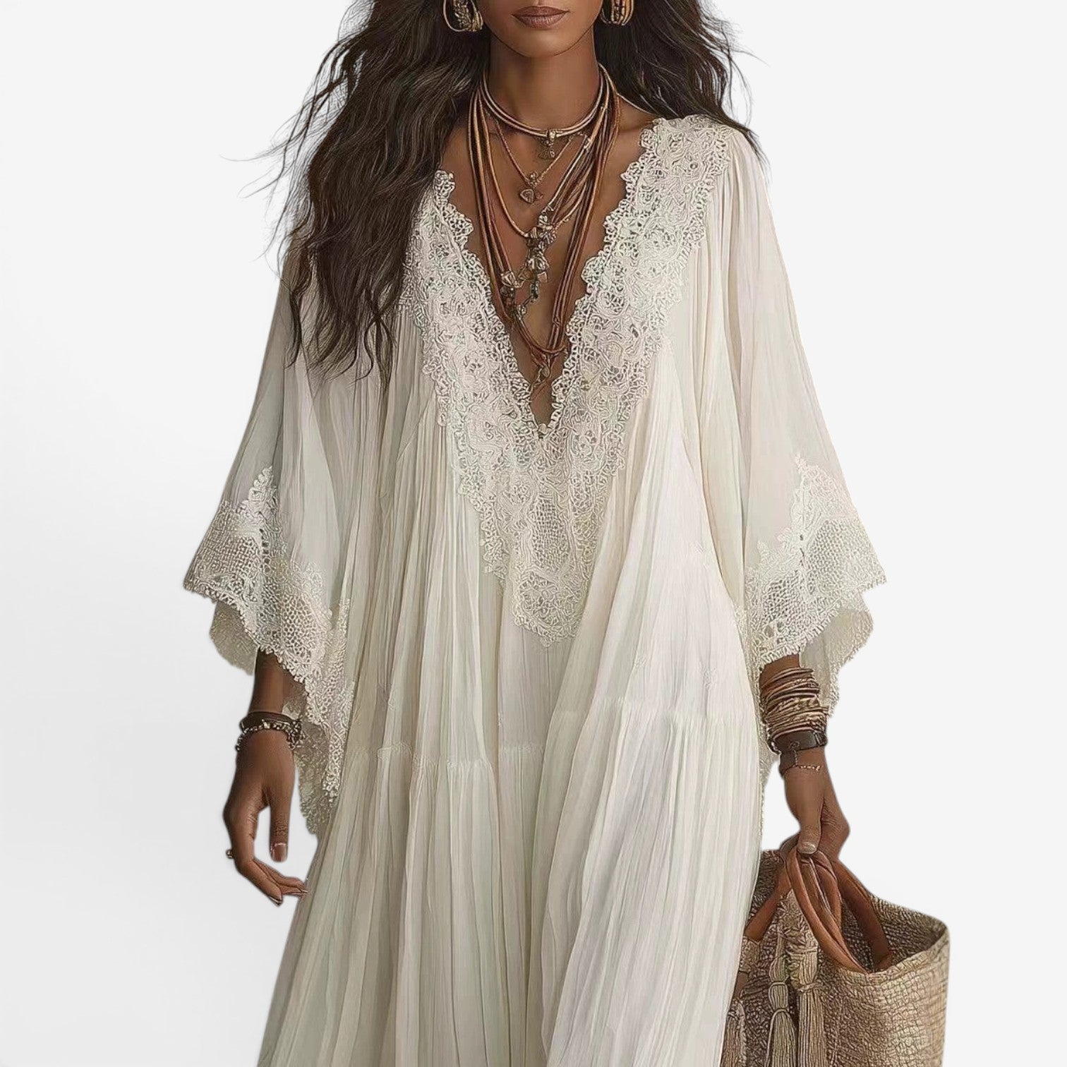 Abby™ Long caftan style dress