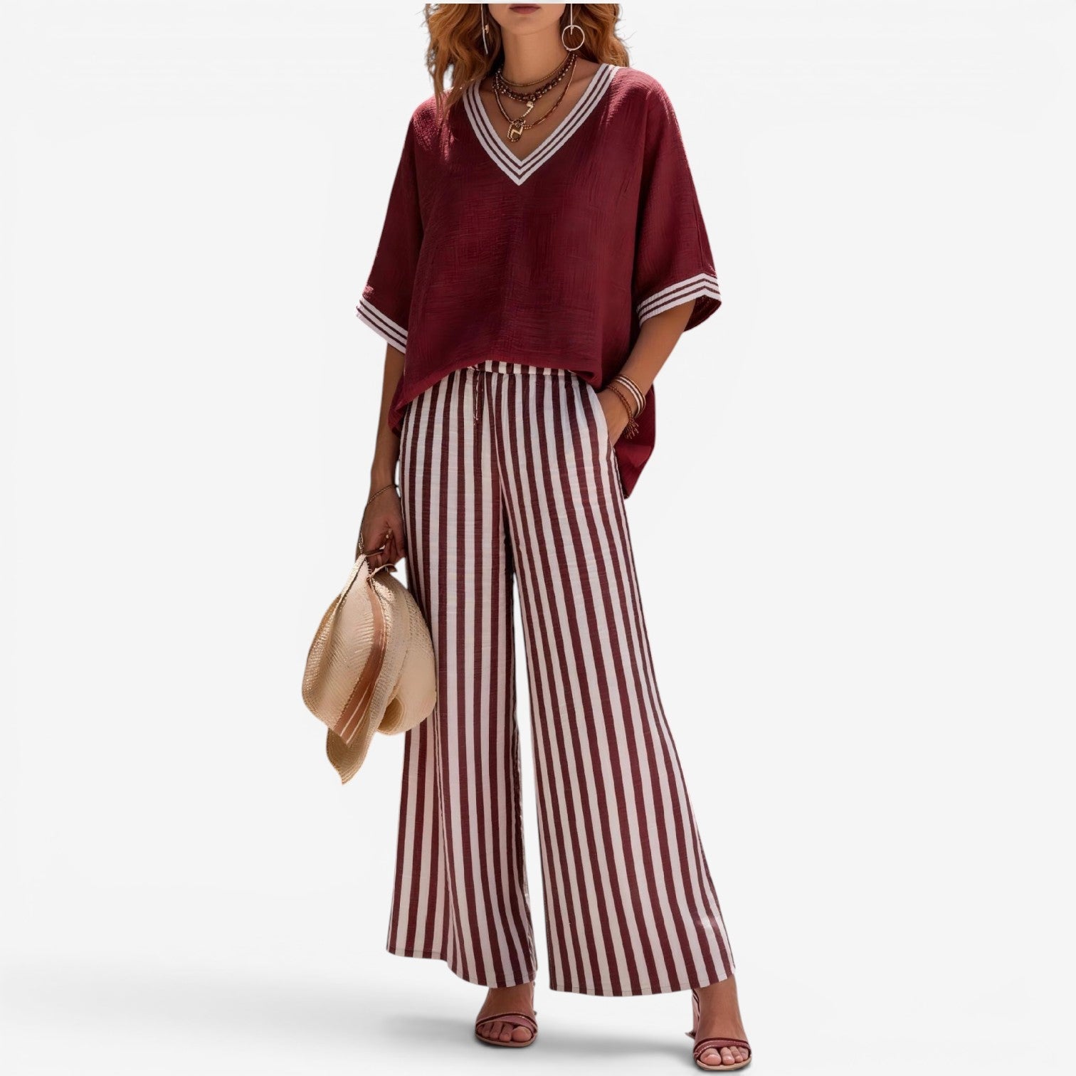 Cephora™ Striped trouser set
