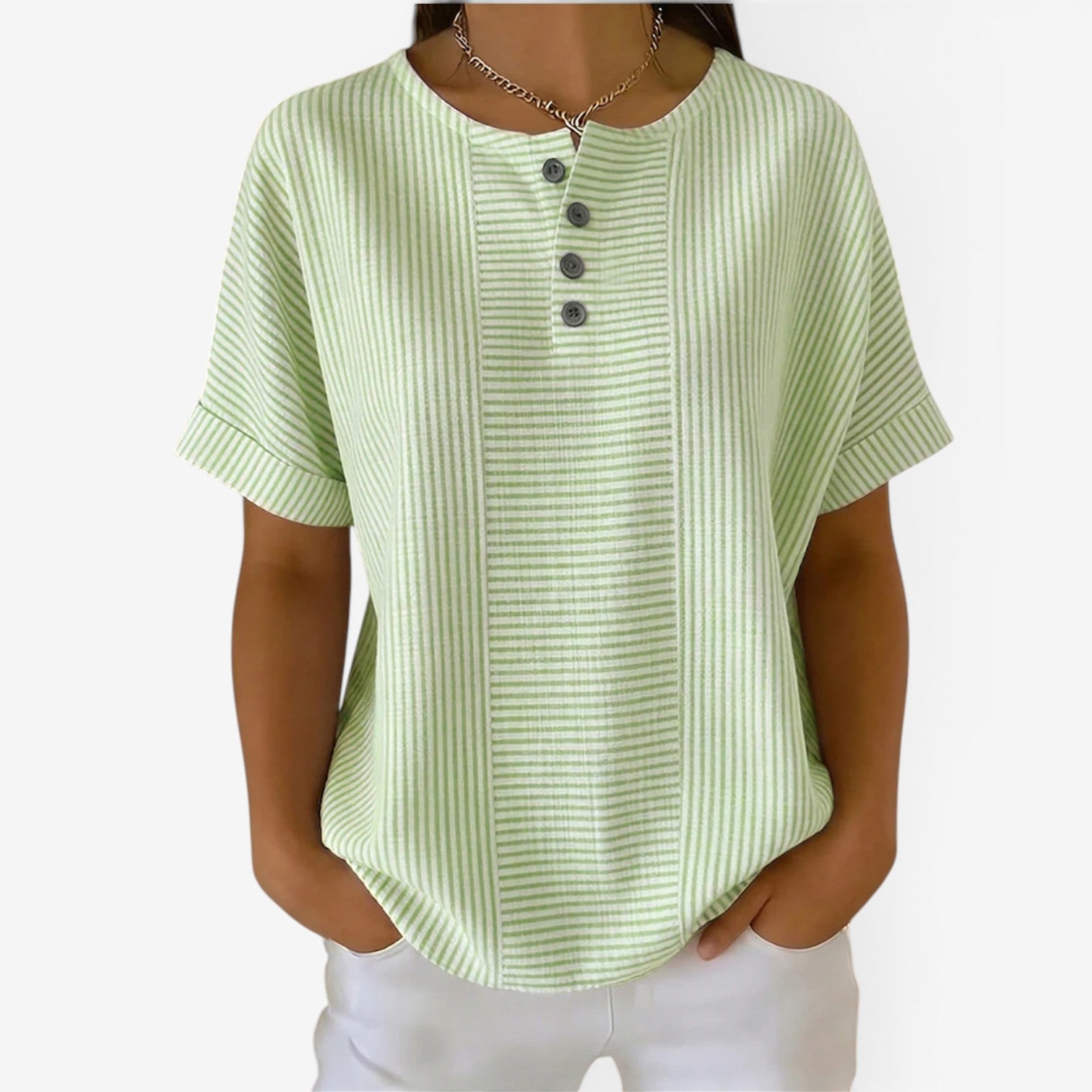 Danica™ Casual striped blouse