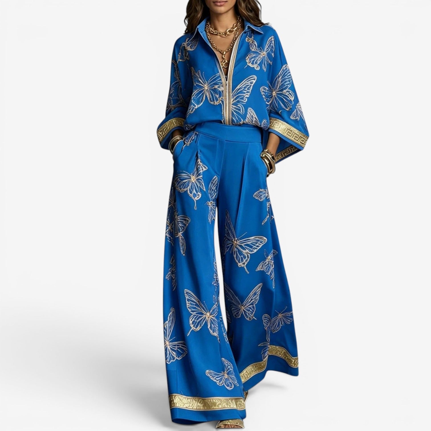 Frea™ Trouser set with print