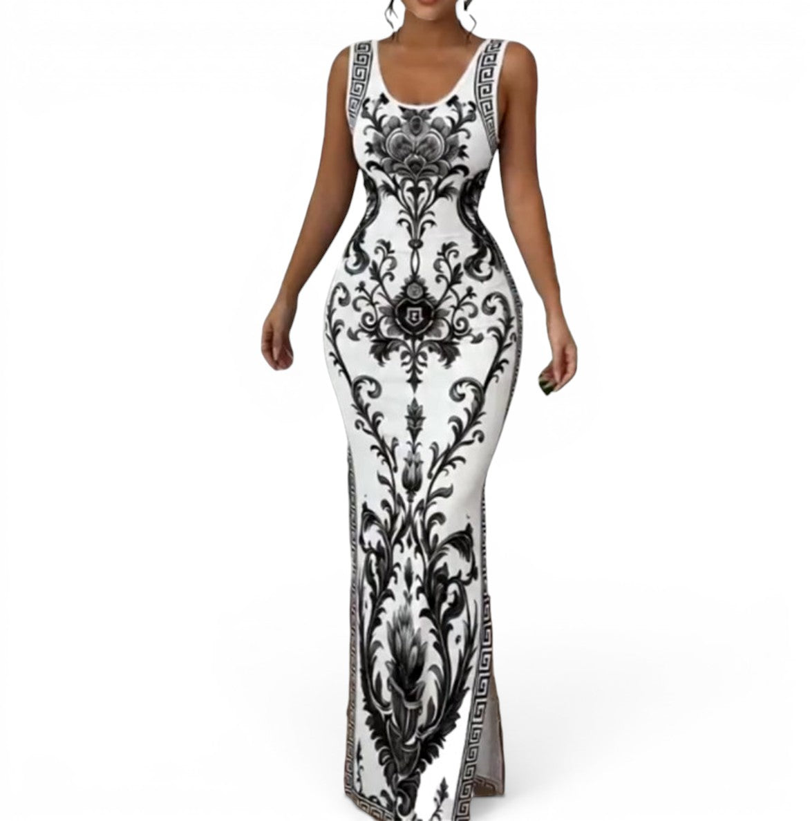 Kylie™ Column maxi dress