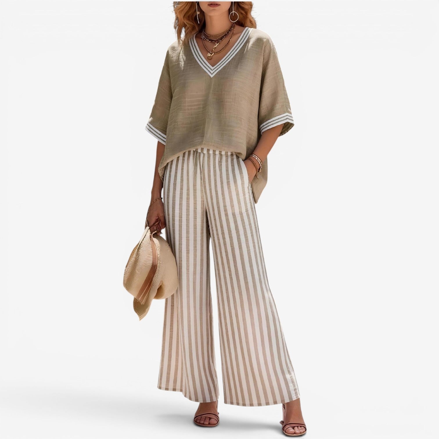 Cephora™ Striped trouser set