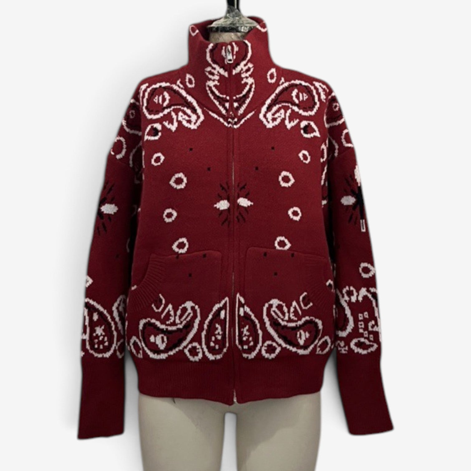 Nerissa™ Bandana knit cardigan