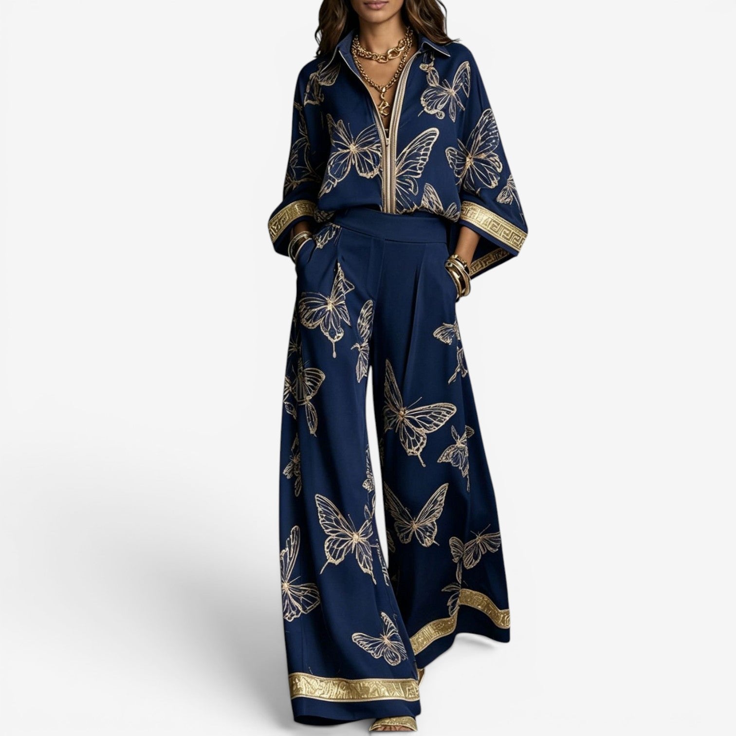 Frea™ Trouser set with print