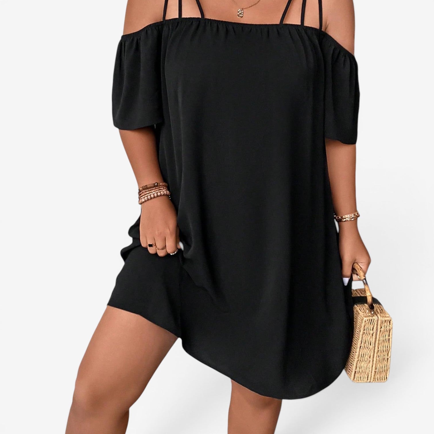 Jenina™ Short off-shoulder dress