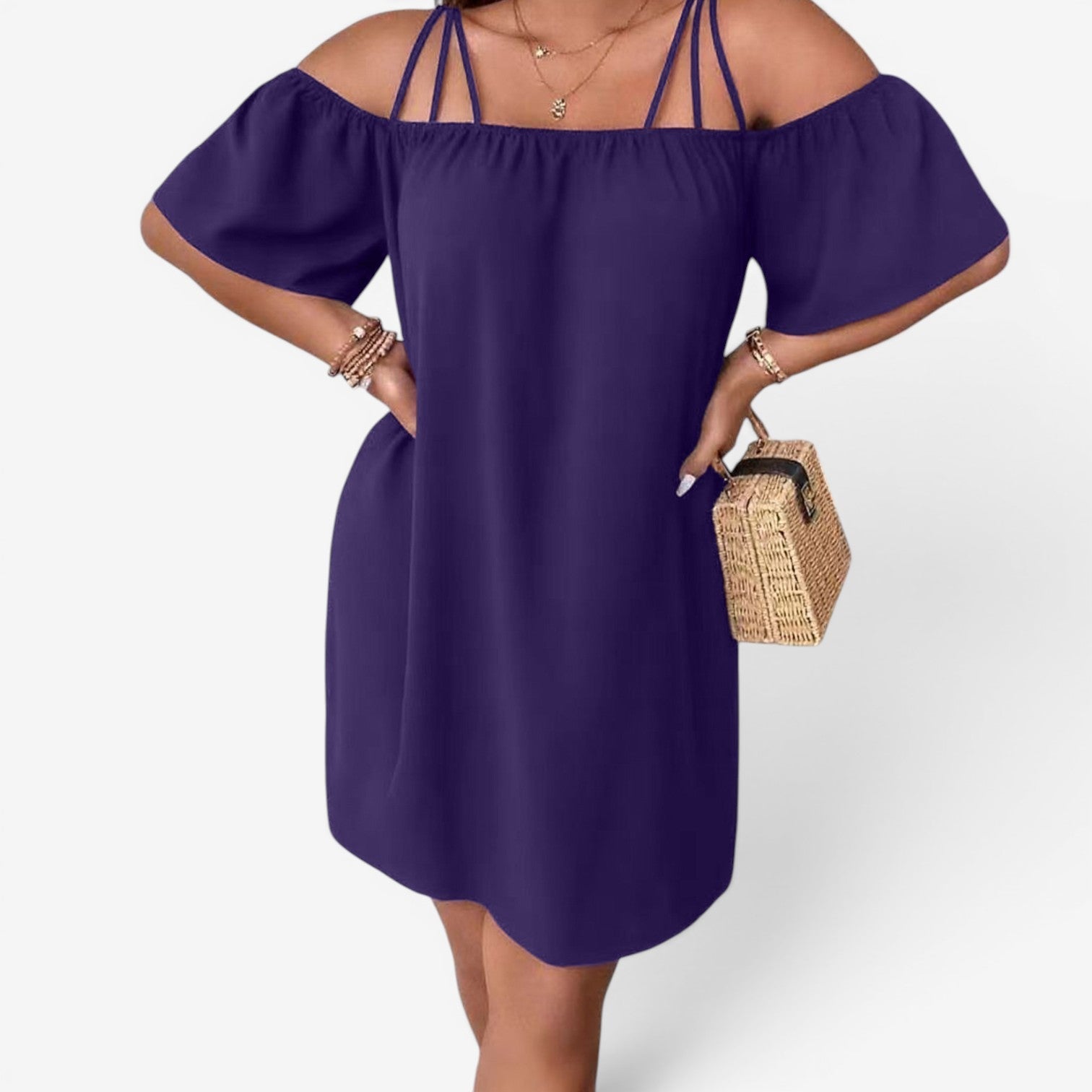 Jenina™ Short off-shoulder dress