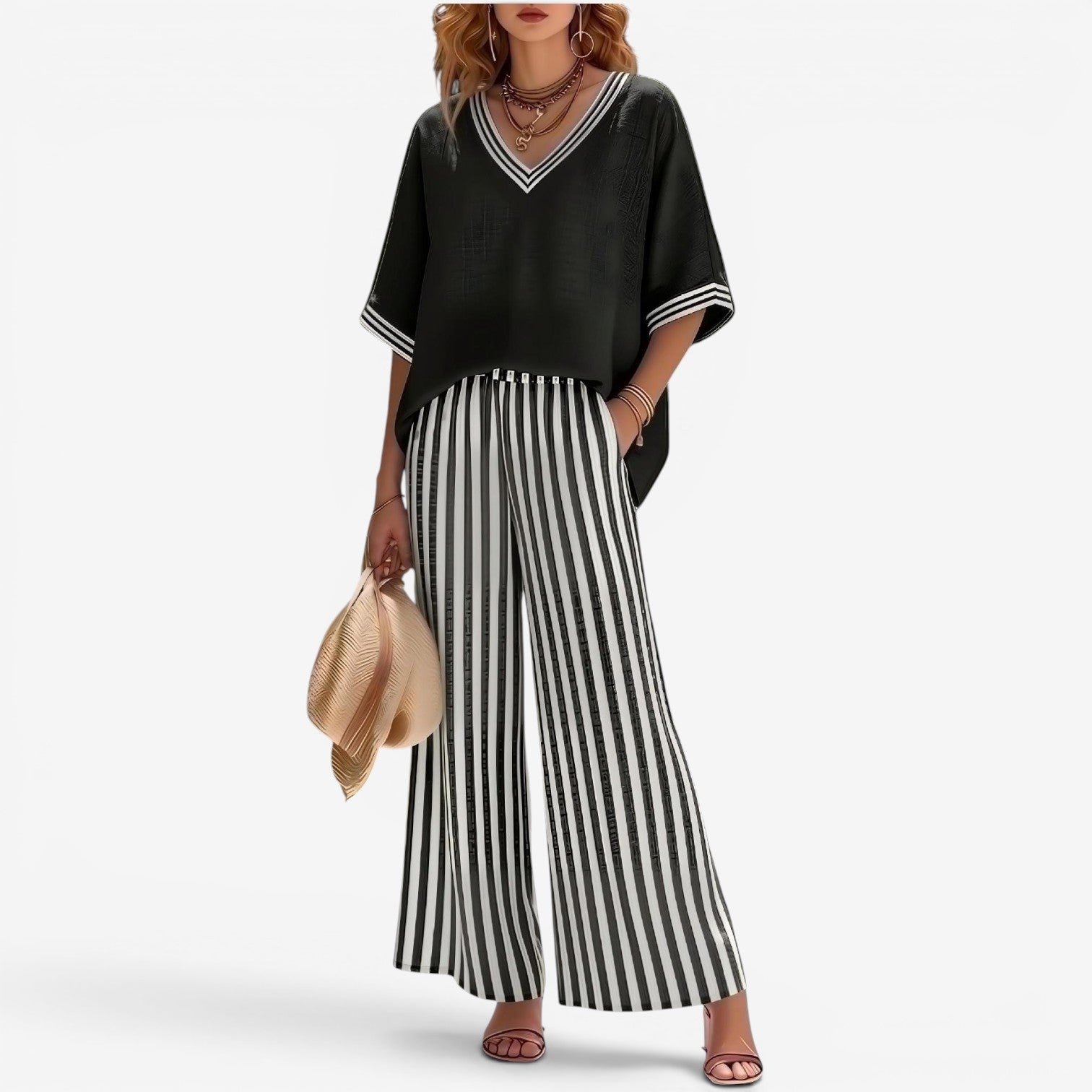 Cephora™ Striped trouser set