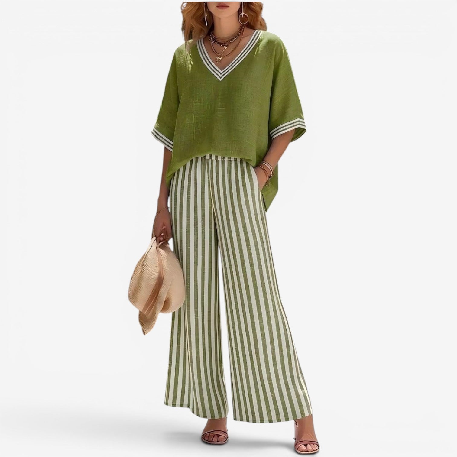 Cephora™ Striped trouser set