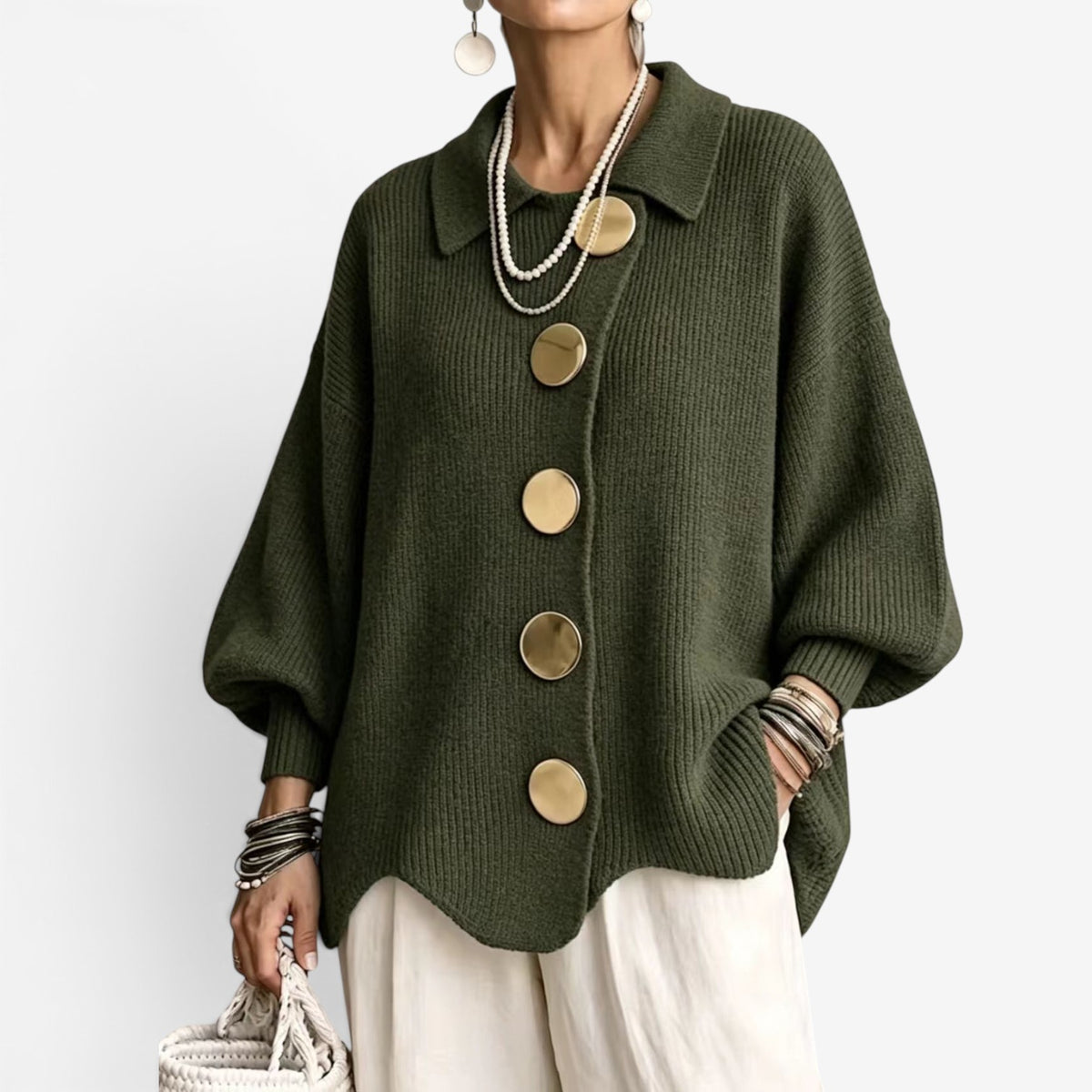 Chona™ Oversized knit cardigan sweater