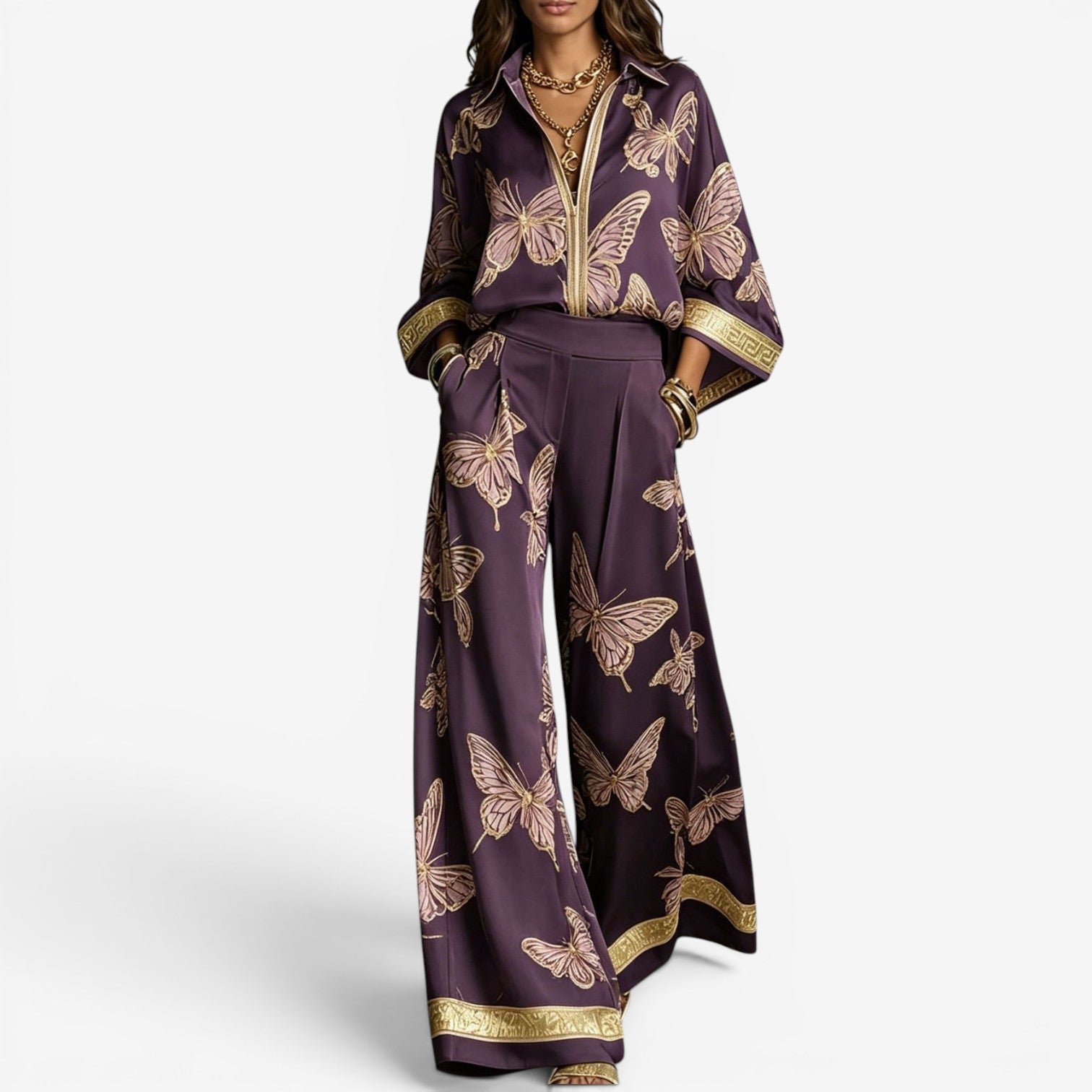 Frea™ Trouser set with print