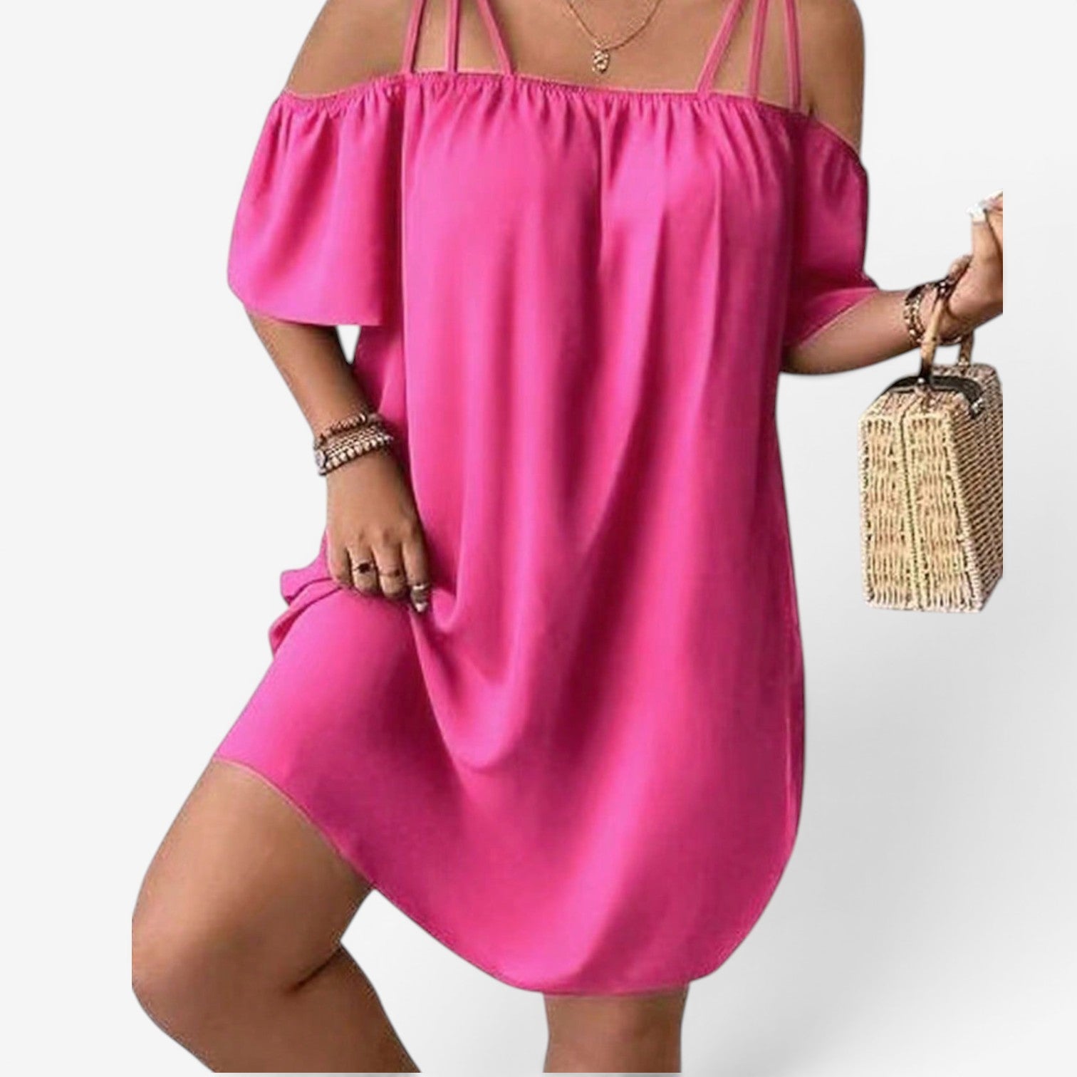 Jenina™ Short off-shoulder dress