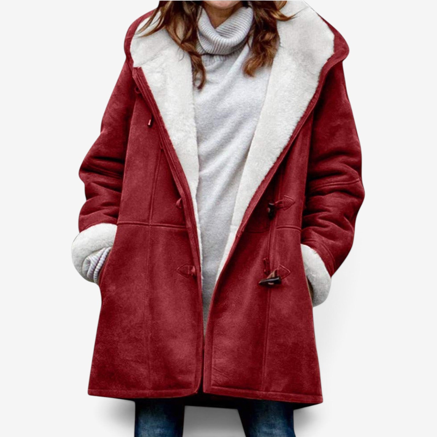 Courey™ Hooded duffle coat