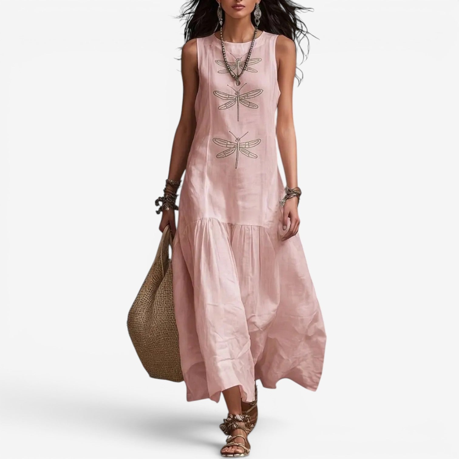 Katniss™ Long sleeveless dress