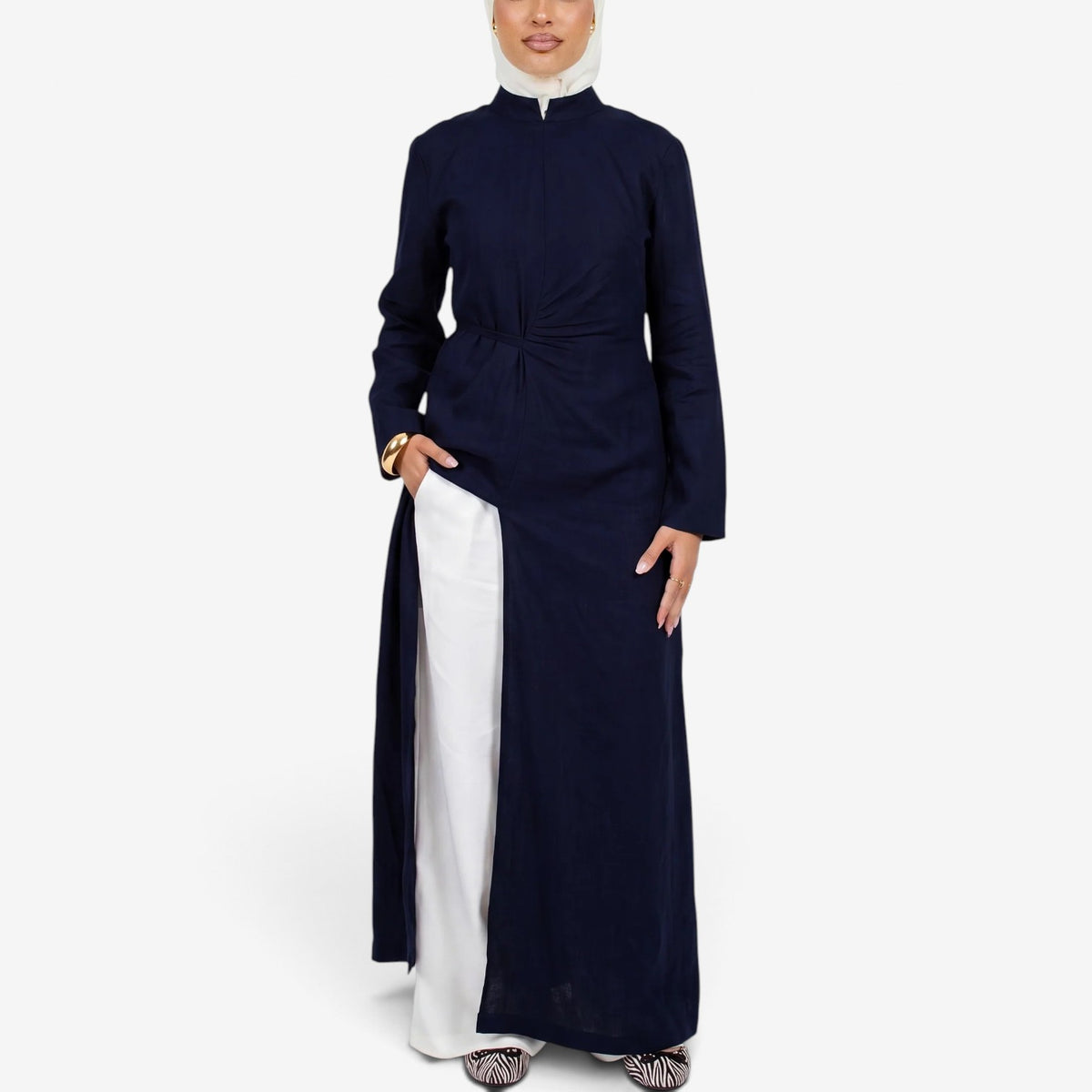 Yasmine™ Wrap-Front Tunic Set