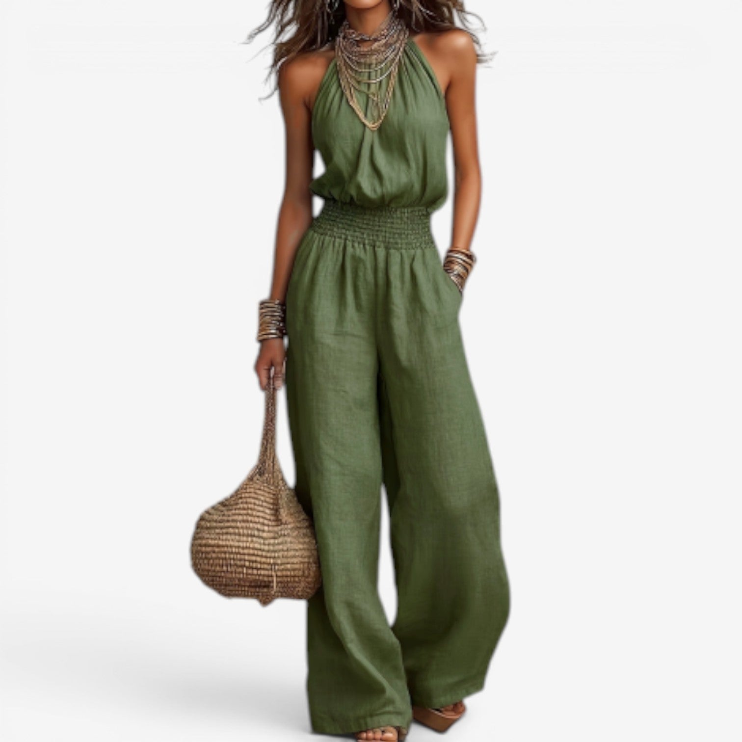 Glecy™ Wide-leg jumpsuit