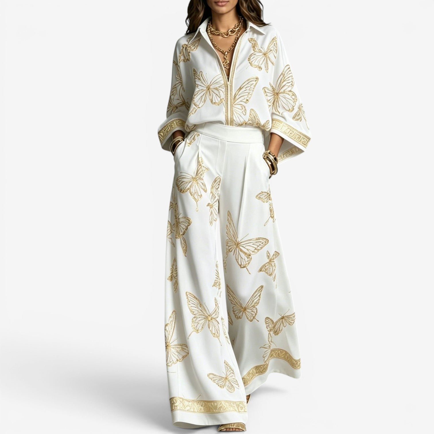 Frea™ Trouser set with print