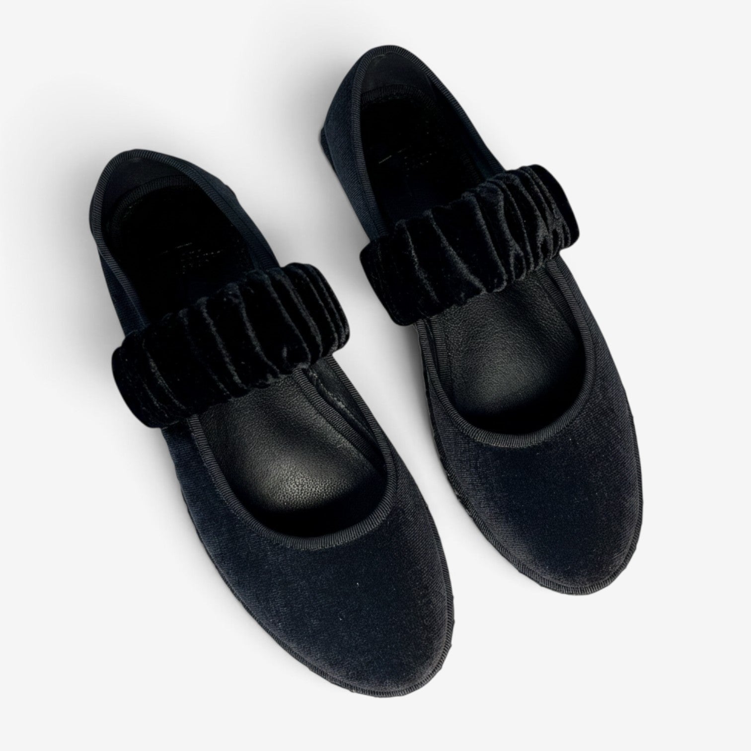Ellina™ Velvet ballet flats
