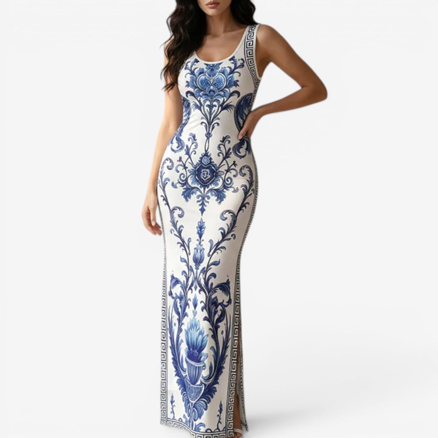 Kylie™ Column maxi dress