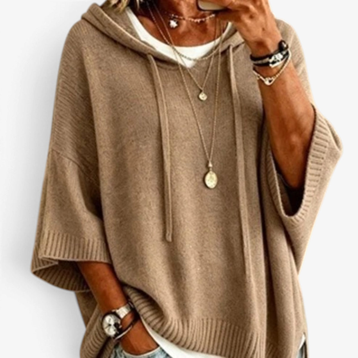 Primrose™ Drawstring Hoodie Sweater