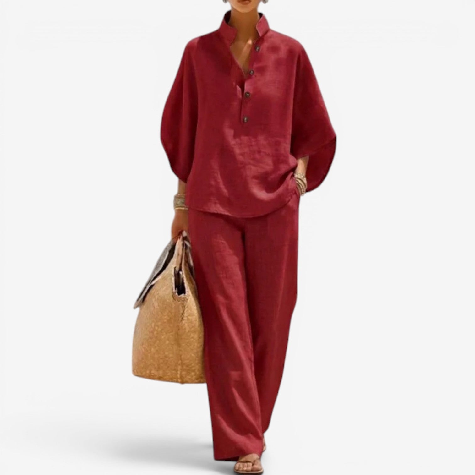 Alice™ Linen Two-Piece Set