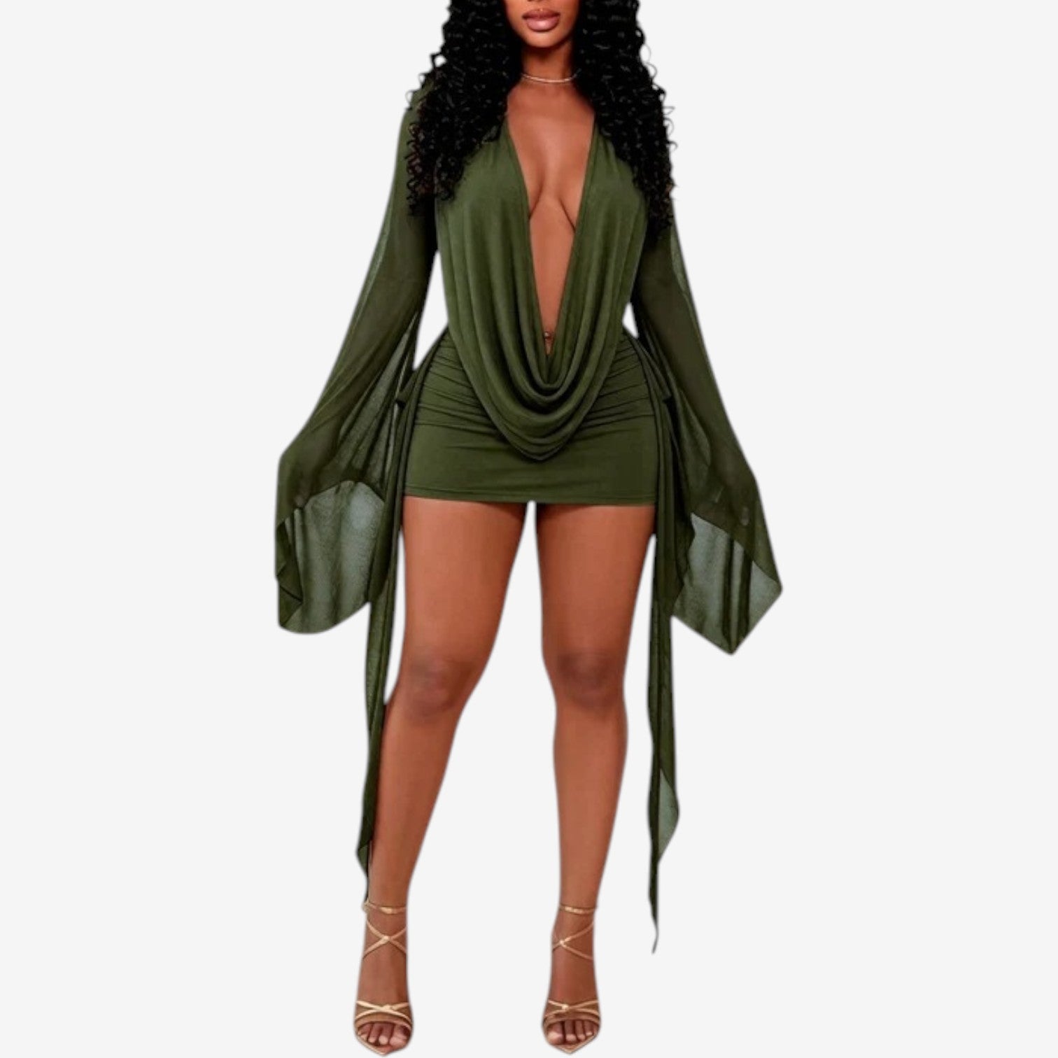 Ricca™ Chiffon mini dress