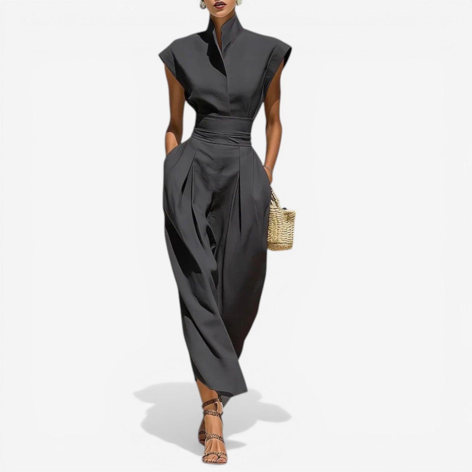 Addison™ High-neck jumpsuit