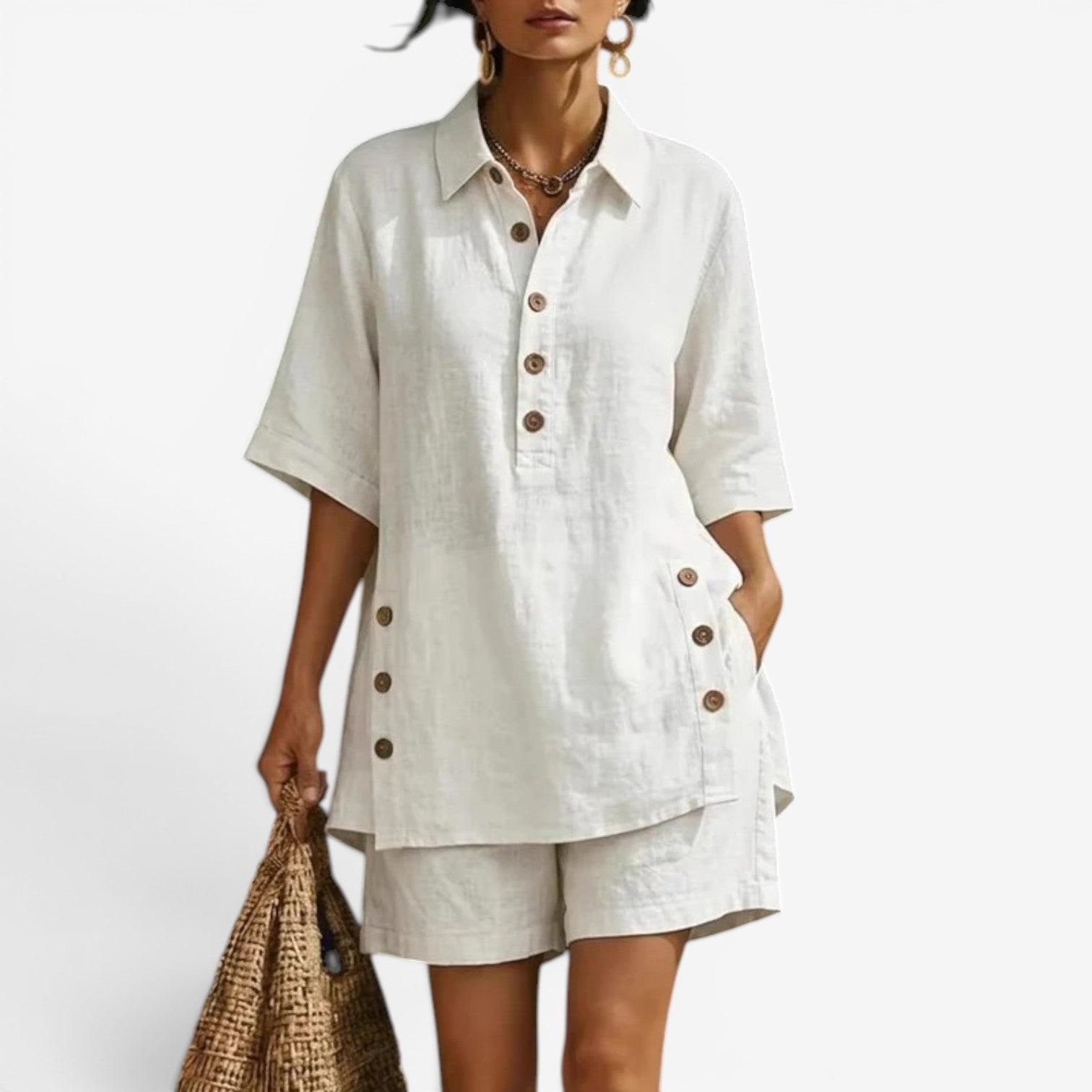 Thalia™ Shirt and shorts set
